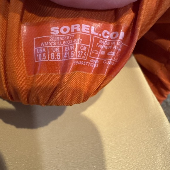 SOREL Roaming Two Strap Slide Sandal Limited Edition x prAna Orange sz 10.5M #22 - Picture 14 of 16